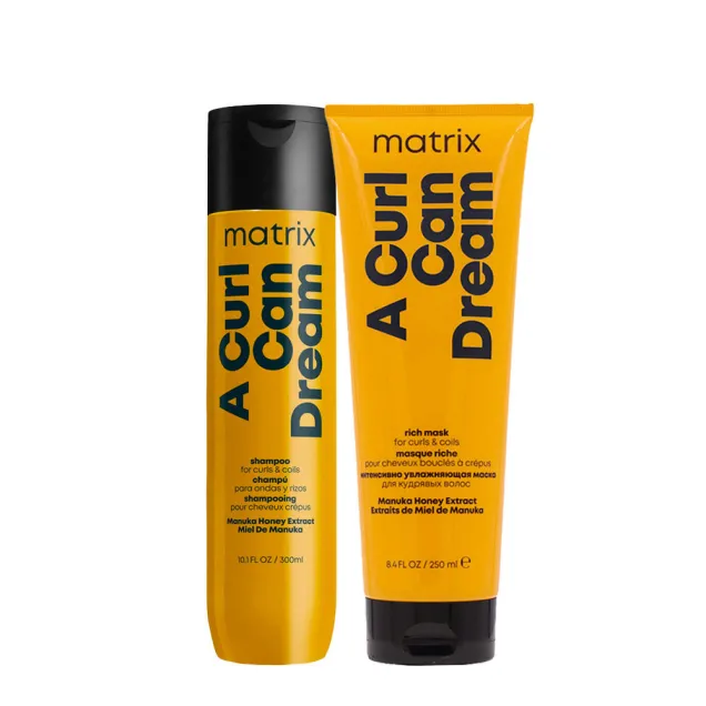 Matrix Kit Capelli Ricci A Curl Can Dream Shampoo e Maschera
