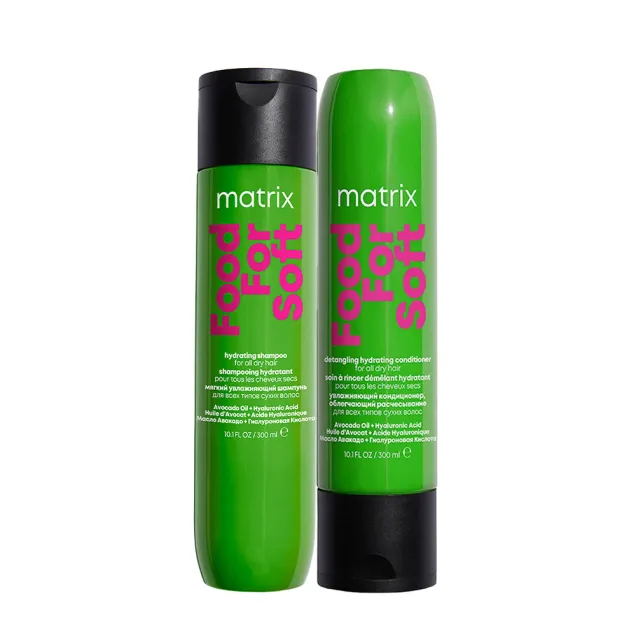 Matrix Kit per Capelli Secchi Food For Soft Shampoo e Conditioner