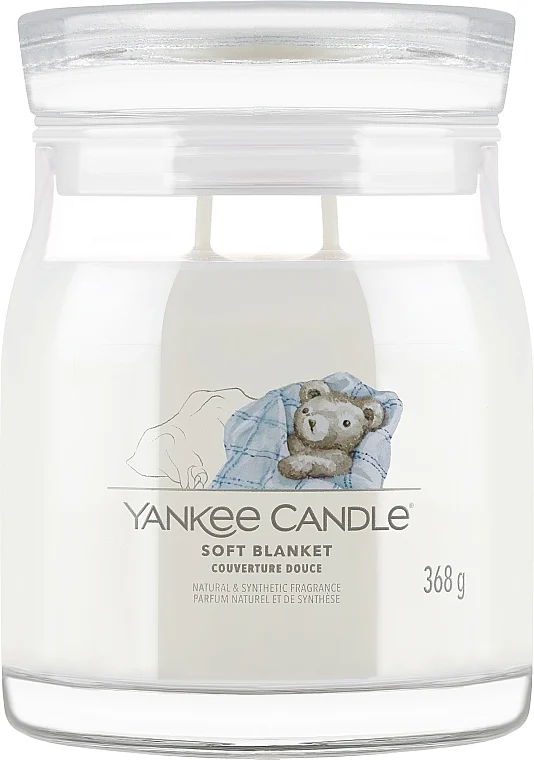 Candela profumata "Soft Blanket", 2 stoppini