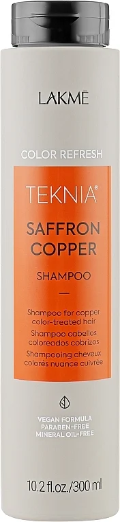 Shampoo per la protezione dei capelli rosso rame