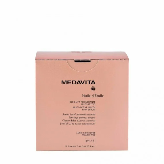 Medavita Huile d'Étoile Oleo-Lift Rigenerante Multi-Attivo 12x7ml - lozione illuminante in fiale tutti tipi di capelli