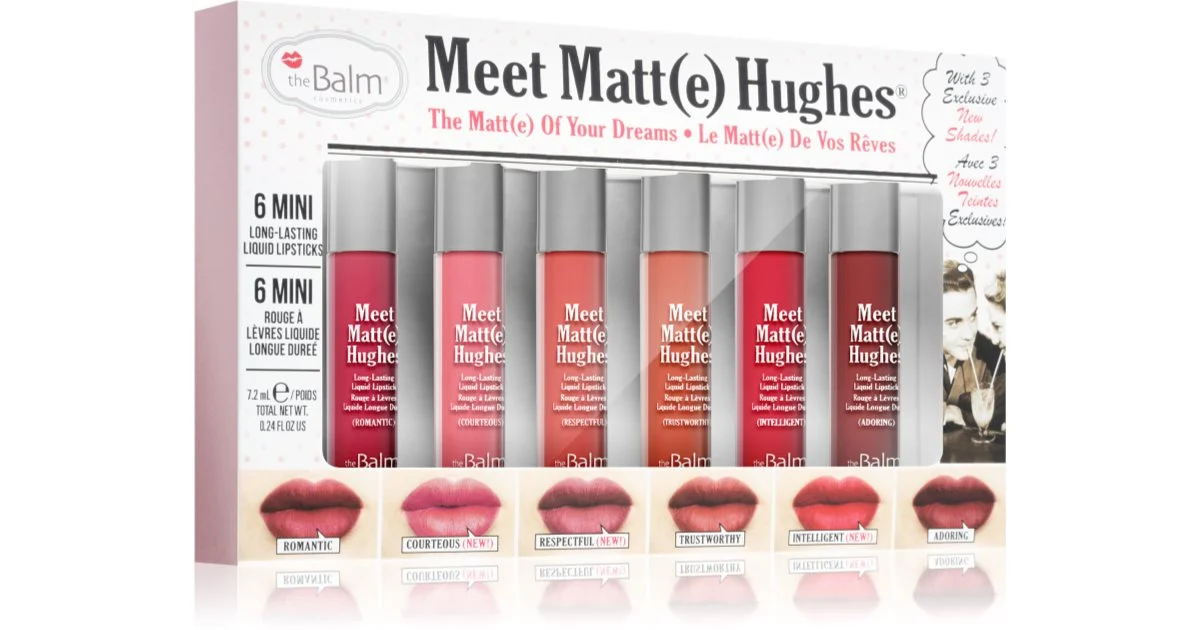 theBalm Meet Matt(e) Hughes Vol. 12 kit per labbra matte