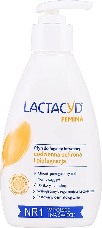 Detergente per l'igiene intima, con dispenser