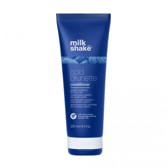 milk_shake Cold Brunette Conditioner 250ml -  balsamo anti-giallo/arancio capelli castani e scuri