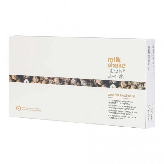milk_shake Integrity & Strenght Protein Treatment 8*10ml NEW - trattamento in fiale ristrutturante capelli danneggiati