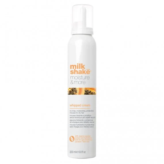 milk_shake Moisture & More Whipped Cream 200ml - mousse idratante senza risciacquo capelli secchi