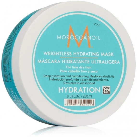 Moroccanoil Weightless Hydrating Mask 250ml - maschera idratante effetto leggerezza capelli secchi fini