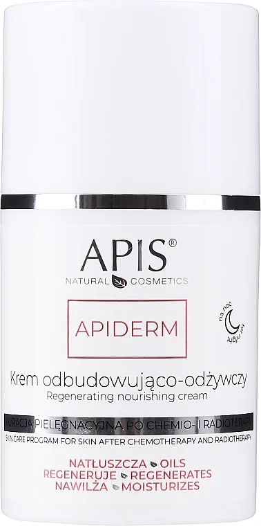 Crema rigenerante e nutriente dopo chemioterapia e radioterapia, da notte