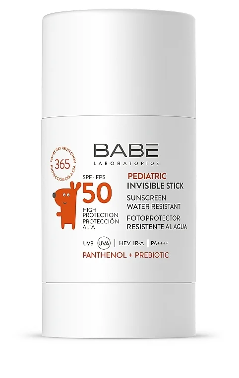 Stick solare per bambini con pantenolo e prebiotico con SPF 50