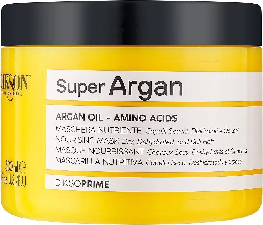 Maschera per capelli con olio di argan
