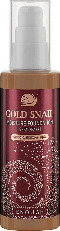 Enough Gold Snail Moisture Foundation SPF30