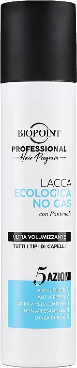 Lacca per capelli, senza gas