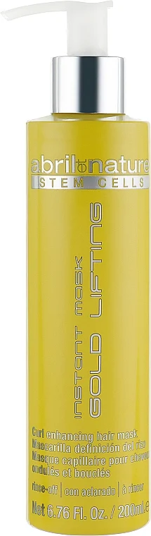 Maschera con cellule staminali per capelli ricci