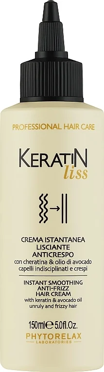 Crema capelli istantanea lisciante e anticrespo