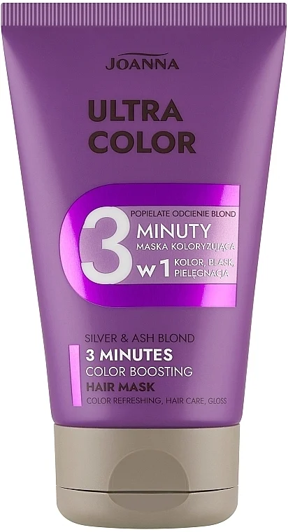 Condizionante tonalizzante per capelli biondi, decolorati e grigi "Biondo cenere"