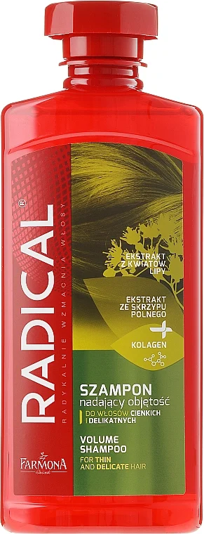 Shampoo volumizzante per capelli sottili