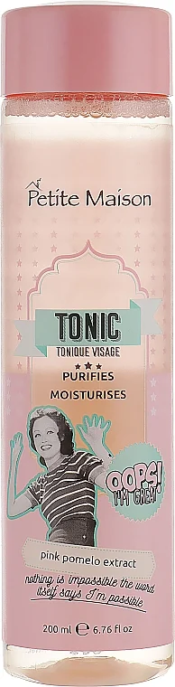 Tonico viso purificante e idratante con estratto di pomelo rosa