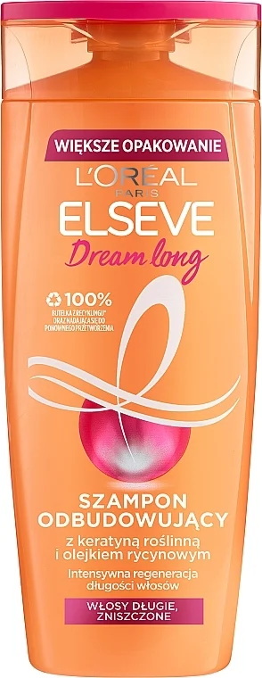 Shampoo ricostruttore per capelli lunghi e danneggiati