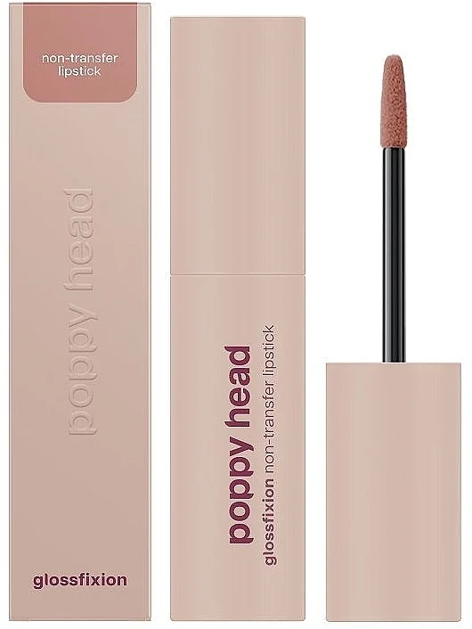 Poppy Head Non Transfer Lipstick Glossfixion