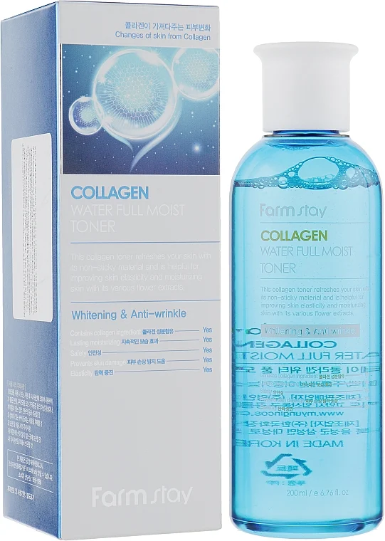 Toner idratante al collagene