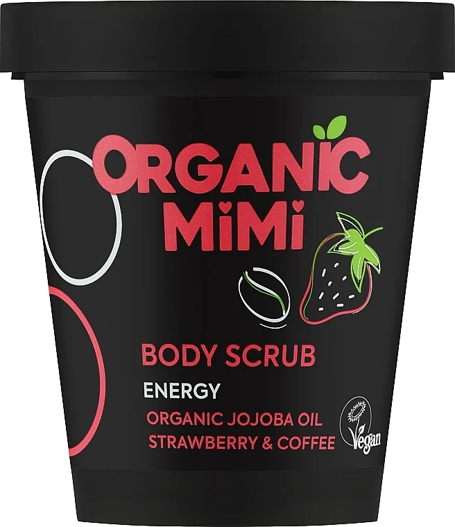 Scrub corpo energizzante “Fragola e caffè”