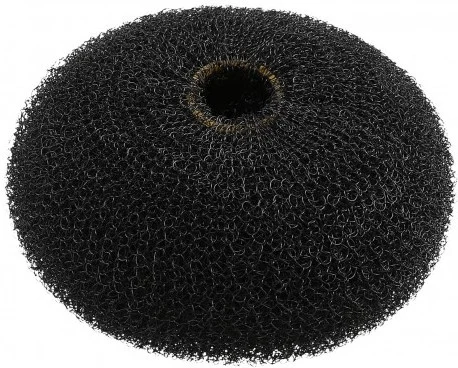 Ciambella per capelli, nera, 90 mm