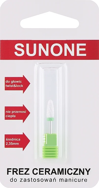 Punta fresa in ceramica CS3 "Flame", dura, verde