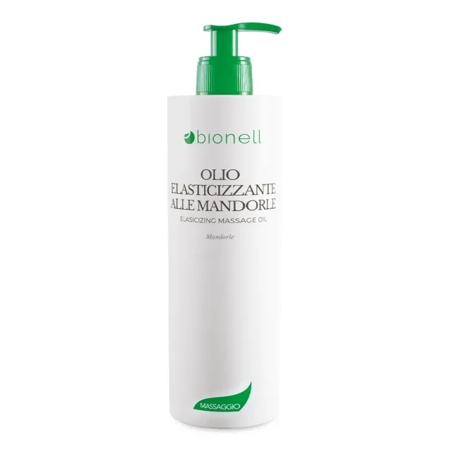 Olio Massaggio Elasticizzante Mandorle Professionale Bionell Senza Parabeni 500 ml
