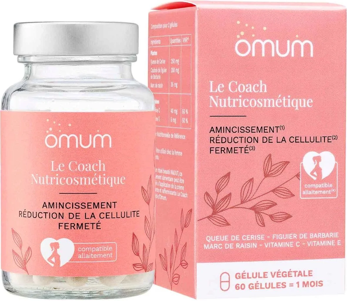 Omum Le Coach Nutricosmétique Dimagrimento e compattezza 60 capsule