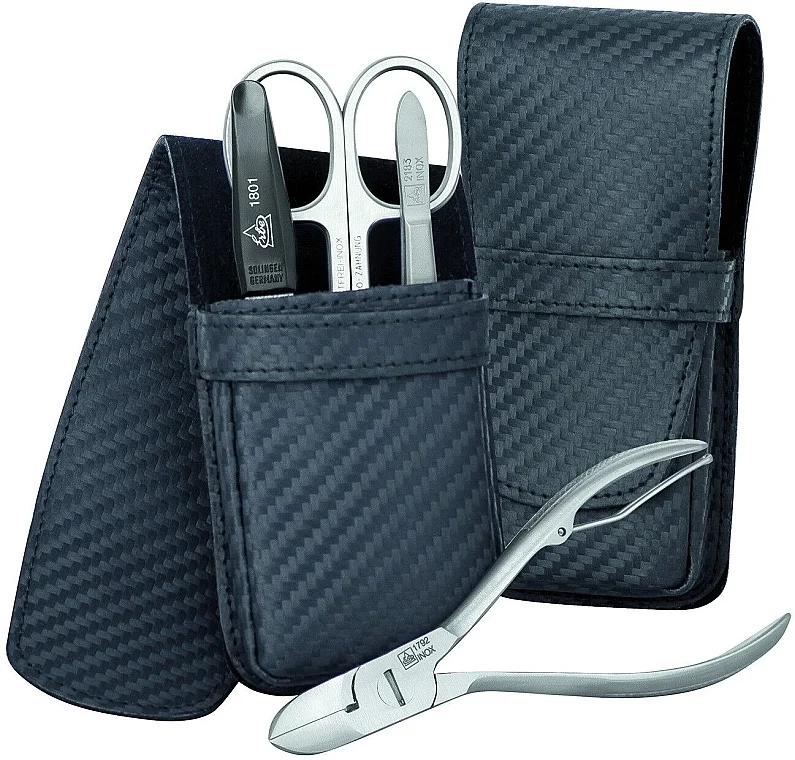 Set manicure, 4 pezzi Carbon