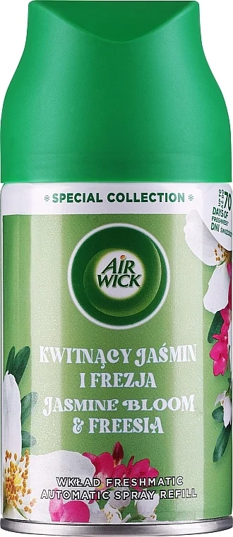 Bomboletta aerosol di ricambio per diffusore automatico fragranza "Gelsomino Fiorito e Fresia"