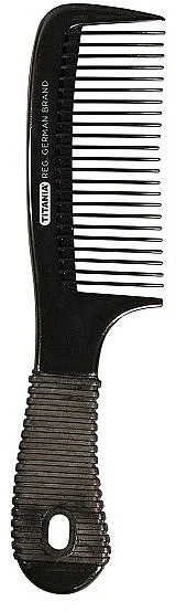 Pettine con manico in gomma 20,5 cm