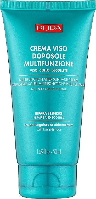 Crema viso doposole multifunzionale