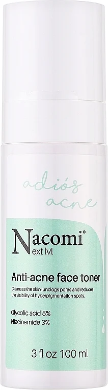 Tonico viso contro l'acne