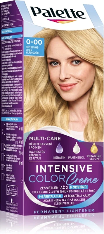 Schwarzkopf Palette Intensive Color Creme tinta permanente per capelli colore 0-00 E20 Super biondo
