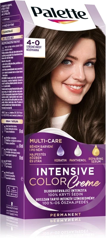 Schwarzkopf Palette Intensive Color Creme tinta permanente per capelli colore 4-0 N3 castano medio