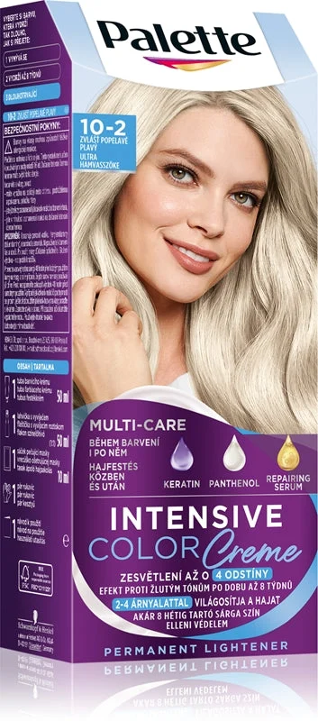 Schwarzkopf Palette Intensive Color Creme tinta permanente per capelli colore 10-2 (A10) Ultra biondo cenere