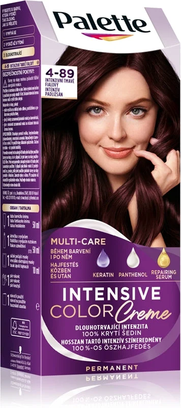 Schwarzkopf Palette Intensive Color Creme tinta permanente per capelli colore 4-89 RFE3 Melanzane Intensiva