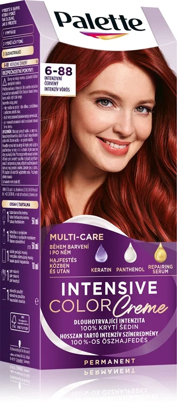Schwarzkopf Palette Intensive Color Creme tinta permanente per capelli colore 6-88 (RI5) Intensive rosso