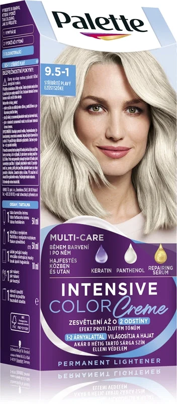 Schwarzkopf Palette Intensive Color Creme tinta permanente per capelli colore (C9) 9.5-1 Silver Blond