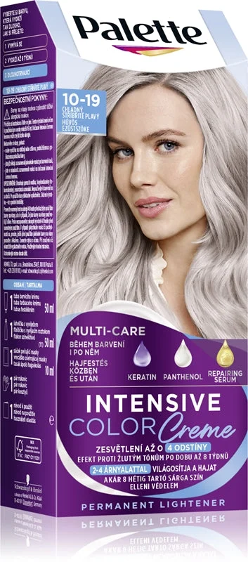 Schwarzkopf Palette Intensive Color Crema tinta permanente per capelli colore 10-19 Cool Silver Blonde