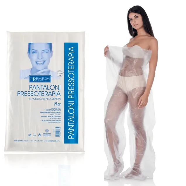 Pantaloni per Pressoterapia e Fanghi in Cartene a Piede Chiuso 25 pz