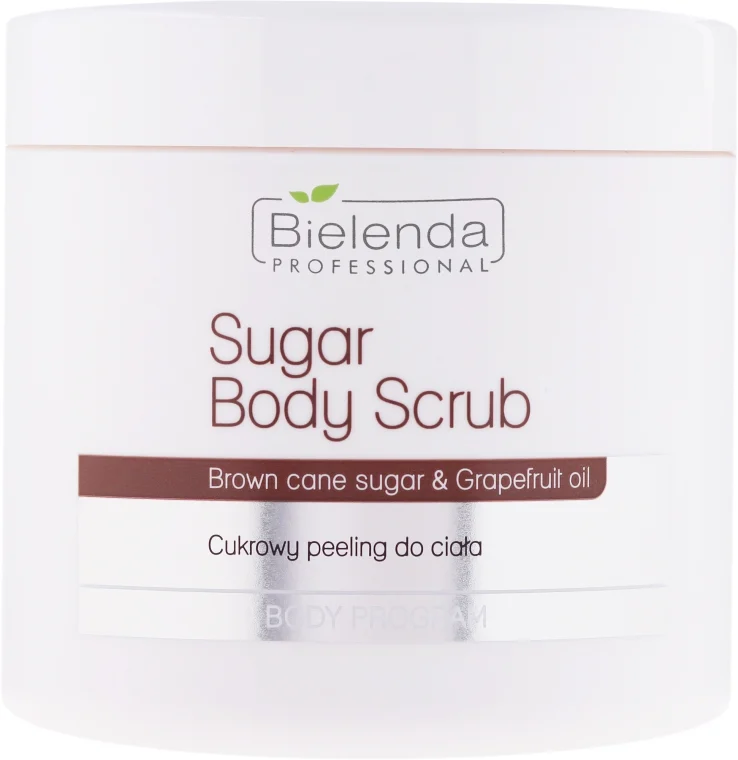 Scrub zucchero per corpo