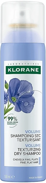 Shampoo secco al lino per pelli sottili
