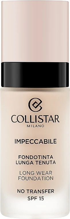 Collistar Impeccabile Long Wear Foundation No Transfer SPF 15