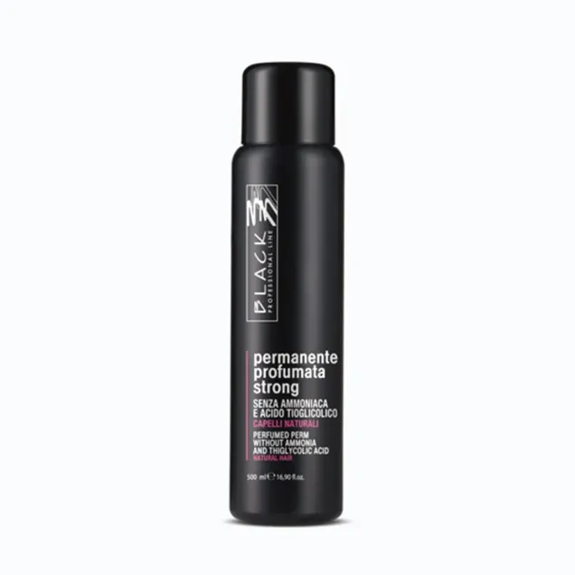 Permanente Capelli Senza Ammoniaca Forte 500 ml Black Professional