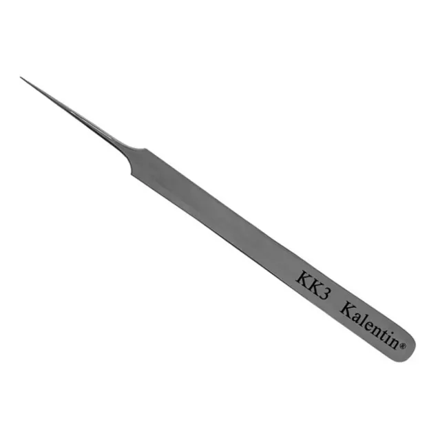 Pinza per Applicazione Extension Ciglia Punta Dritta Kalentin KK3