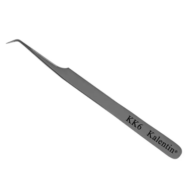 Pinza per Applicazione Extension Ciglia Punta Spigolo Kalentin KK6