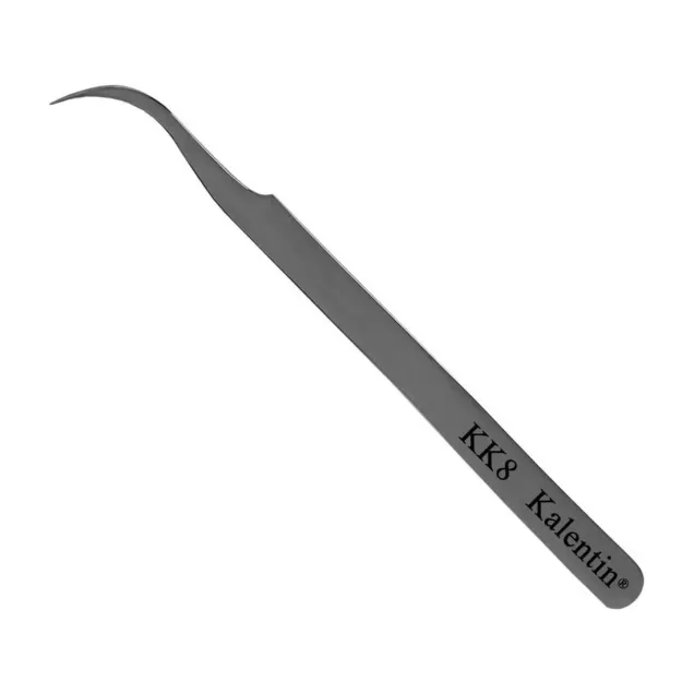 Pinza per Applicazione Extension Ciglia Punta Tonda Kalentin KK8