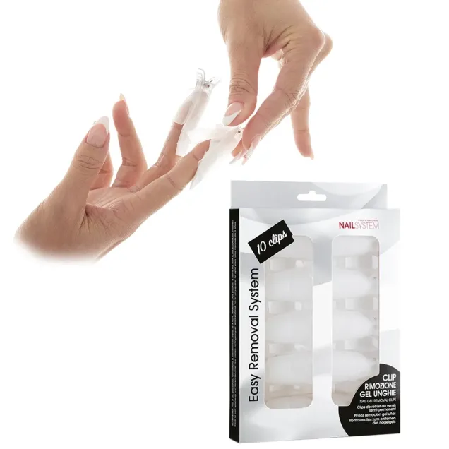 Pinze a Clip per Rimozione Smalto Semipermanente 10 pz